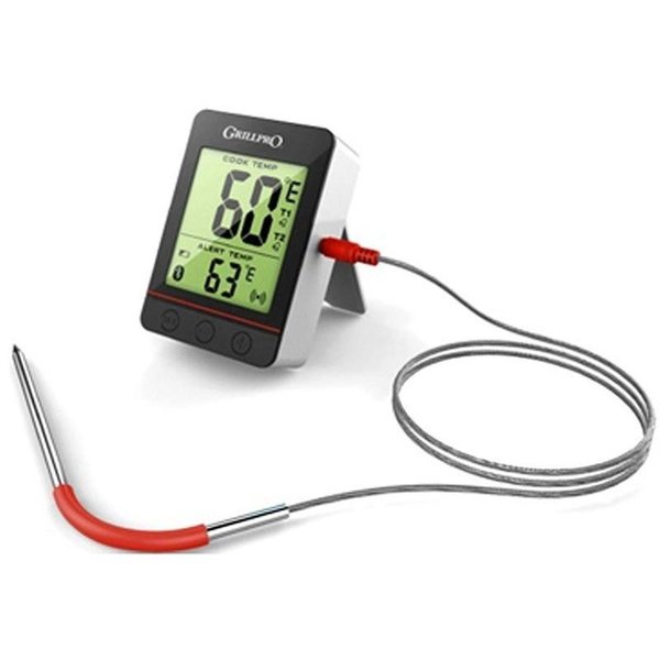 Grillpro Bluetooth Thermometer, 13 to 572 deg F, Digital Display 13975